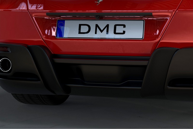 DMC Ferrari Roma Forged Carbon Fiber Rear Diffuser (DMC Aero Kit) fits the OEM Body Coupe