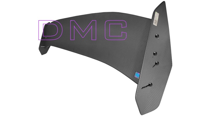 DMC Ferrari 296 GT3 Carbon Fiber Aero Kit - Rear Wing Spoiler fits the OEM 296 GTB Body Coupe, Spider & Assetto Fiorano - Image 6