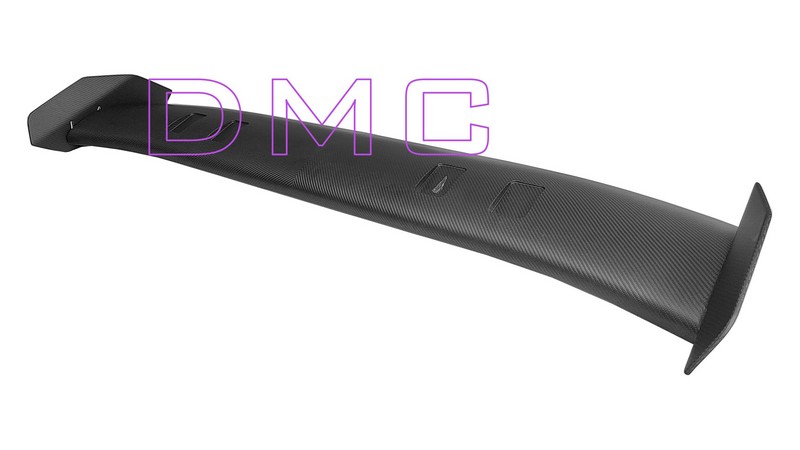 DMC Ferrari 296 GT3 Carbon Fiber Aero Kit - Rear Wing Spoiler fits the OEM 296 GTB Body Coupe, Spider & Assetto Fiorano - Image 3