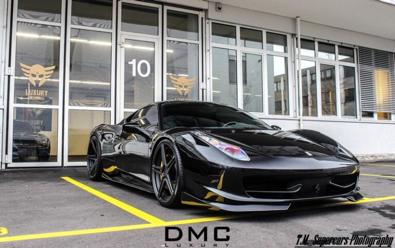 DMC Ferrari 458 - Forged Carbon Fiber Front Lip Splitter fits the OEM Body Italia Coupe & Spider