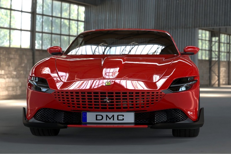 DMC Ferrari Roma Forged Carbon Fiber Front Lip Splitter (DMC Aero Kit) Fits the OEM Roma Coupe Body - Image 2