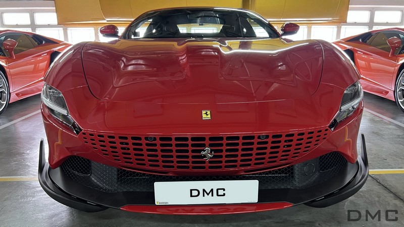 DMC Ferrari Roma Forged Carbon Fiber Front Lip Splitter (DMC Aero Kit) Fits the OEM Roma Coupe Body - Image 10