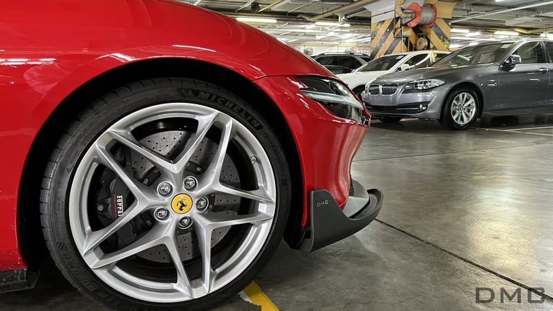 DMC Ferrari Roma Forged Carbon Fiber Front Lip Splitter (DMC Aero Kit) Fits the OEM Roma Coupe Body - Image 9