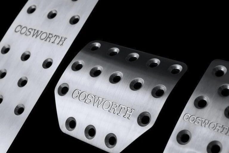 KAHN Cosworth Vented Foot Pedals in Machined Aluminum for Range Rover Sport (2005-2013)