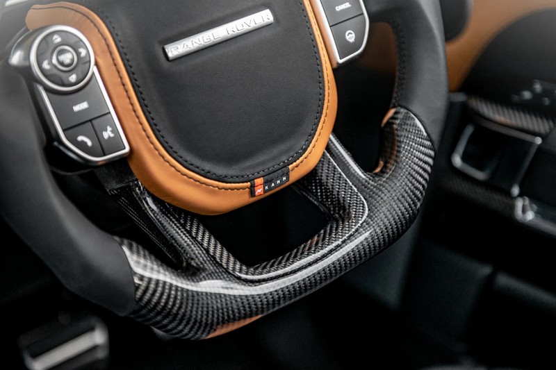 KAHN Exposed Carbon Steering Wheel for Range Rover Sport SVR (2015-2018) - Image 12