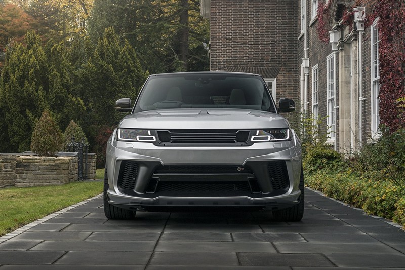 KAHN Exposed Carbon Vented Front Grille (2-Piece) for Range Rover Sport SVR (2018-Present) - Image 13