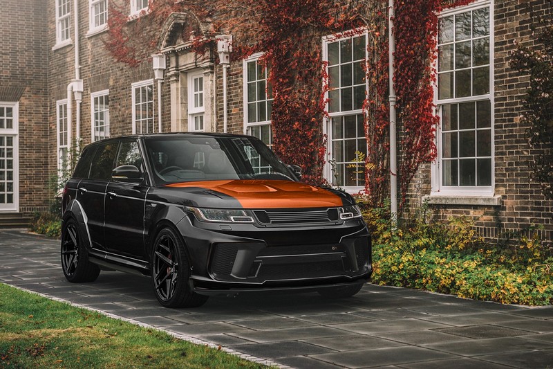 KAHN Exposed Carbon Vented Front Grille (2-Piece) for Range Rover Sport SVR (2018-Present) - Image 11