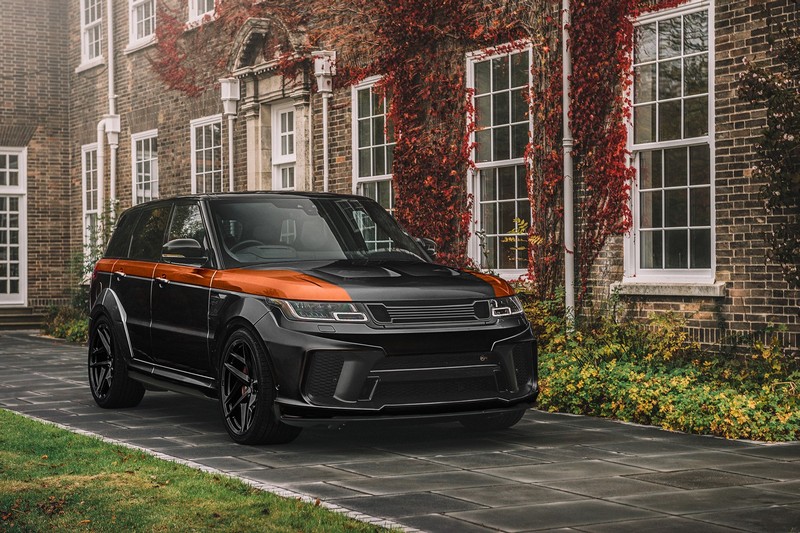 KAHN Exposed Carbon Vented Front Grille (2-Piece) for Range Rover Sport SVR (2018-Present) - Image 10