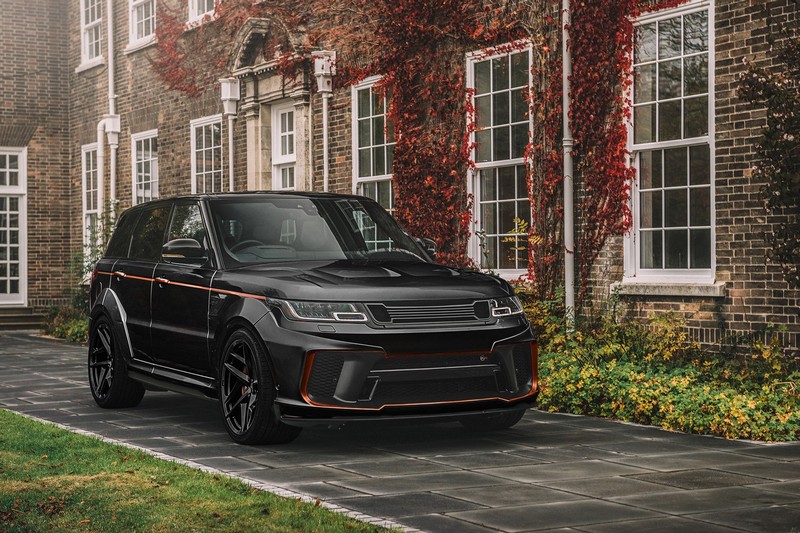 KAHN Exposed Carbon Vented Front Grille (2-Piece) for Range Rover Sport SVR (2018-Present) - Image 9
