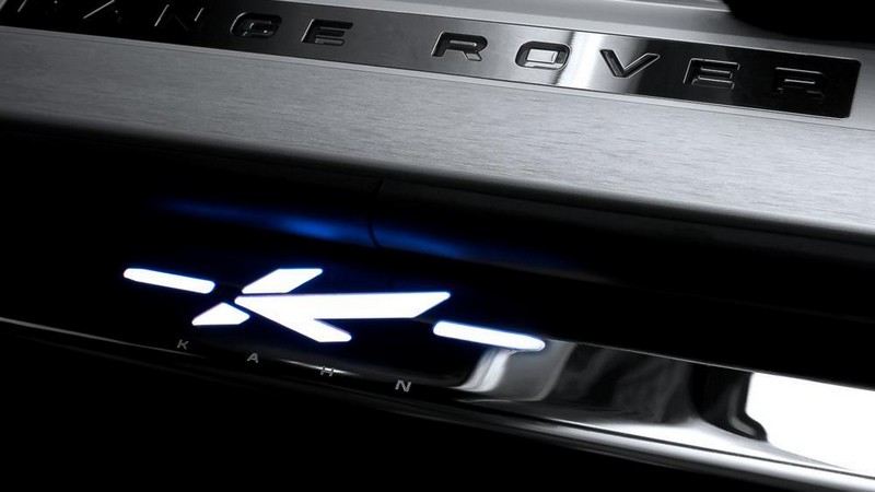 KAHN Illuminated LED Door Entry Sill Plates for Range Rover Sport (2005-2013)