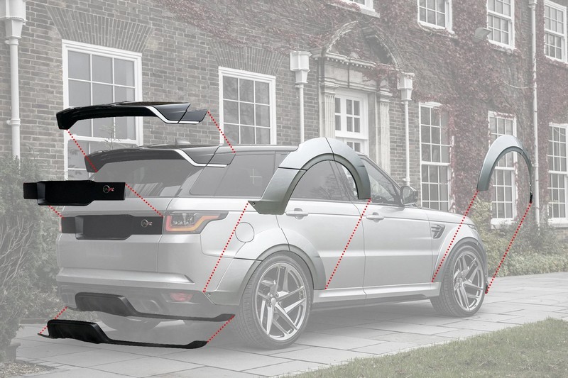 KAHN Pace Car Tailored Conversion for Range Rover Sport SVR (2018-Present) - Image 3