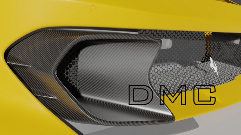DMC Ferrari 812 Competizione Forged Carbon Fiber Front Bumper fits the OEM SF Superfast Coupe & GTS Spider - Image 8