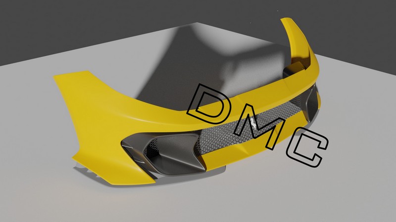 DMC Ferrari 812 Competizione Forged Carbon Fiber Front Bumper fits the OEM SF Superfast Coupe & GTS Spider - Image 6