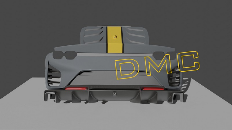 DMC Ferrari 812 Competizione - Forged Carbon Fiber Rear Bumper fits the OEM SF Superfast Coupe & GTS Spider - Image 11