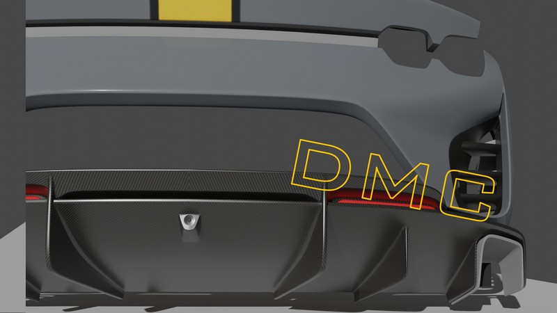 DMC Ferrari 812 Competizione - Forged Carbon Fiber Rear Bumper fits the OEM SF Superfast Coupe & GTS Spider - Image 8