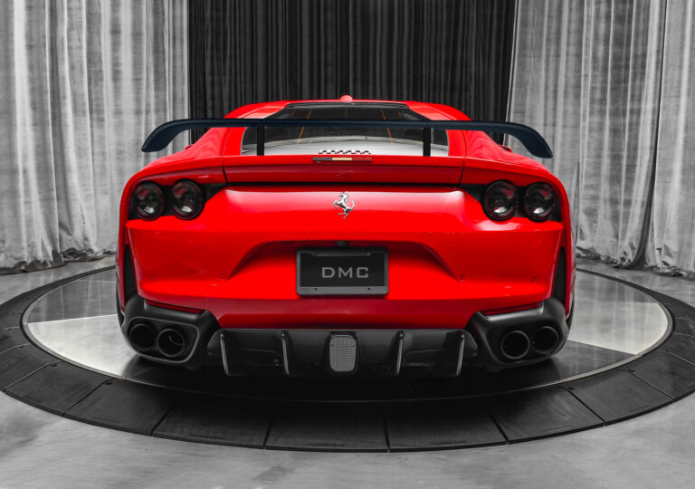 DMC Ferrari 812 SF GT Big Rear Wing - Forged Carbon Fiber Spoiler fits the OEM Superfast and GTS Coupe & Spider