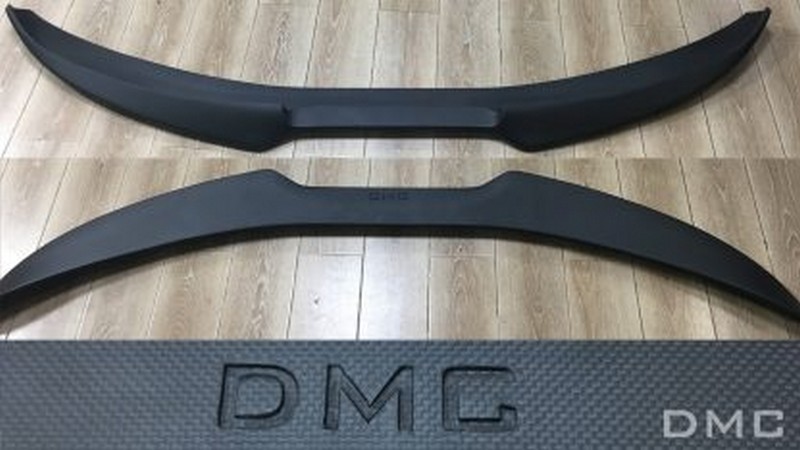 DMC Ferrari F8 Tributo Forged Carbon Rear Wing Trunk Spoiler Lip fits on the OEM Deck Lid - Image 7