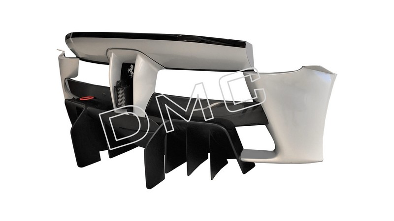 DMC Ferrari LaFerrari Forged Carbon Fiber Rear Bumper Diffuser - FXX K or EVO style, fits the OEM Coupe & Aperta - Image 2