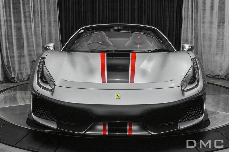 DMC Ferrari Pista Forged Carbon Fiber Front Hood Bonnet fits the OEM Body Coupe & Spider 488 GTB as a Facelift Conversion Kit - Image 3