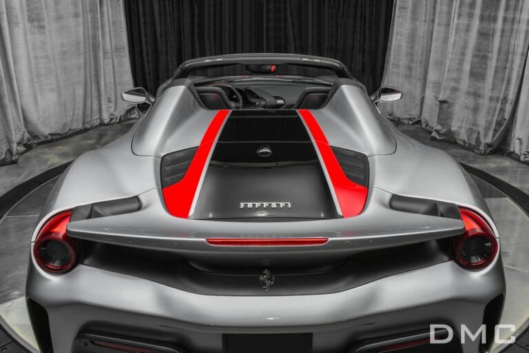 DMC Ferrari Pista Forged Carbon Fiber Rear Deck Lid fits the OEM Body Coupe & Spider 488 GTB as a Facelift Conversion Kit