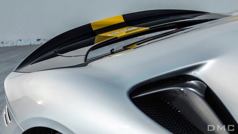 DMC Ferrari SF90 Stradale: Forged Carbon Fiber Rear Deck Lid: Assetto Fiorano Package Engine Spoiler Trunk Lip Wing for the OEM Coupe & Spider