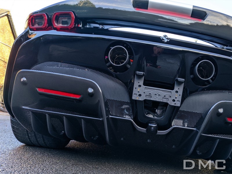 DMC Ferrari SF90 Stradale Forged Carbon Fiber Rear Diffuser fits the OEM Coupe & Spider & Assetto Fiorano - Image 2