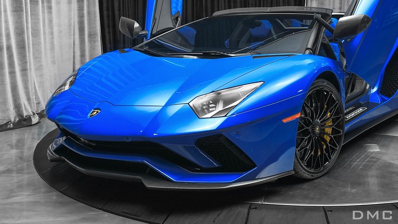 DMC Lamborghini Aventador S Forged Carbon Fiber Front Lip Splitter fits the OEM LP740 Coupe & Spider - Image 4