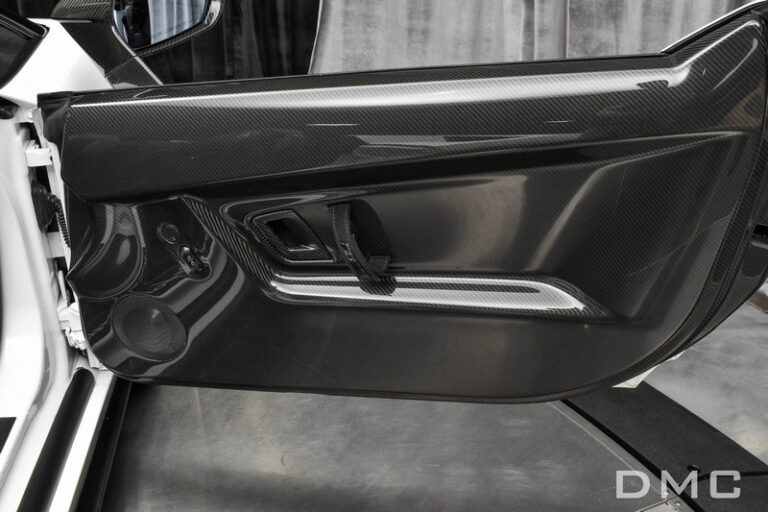 DMC Lamborghini Gallardo Forged Carbon Fiber Door Trims, DMC “Toro”, replace the OEM Bonnet, fits Coupe & Spyder LP520 LP540 LP550 LP560 LP570 & Performante