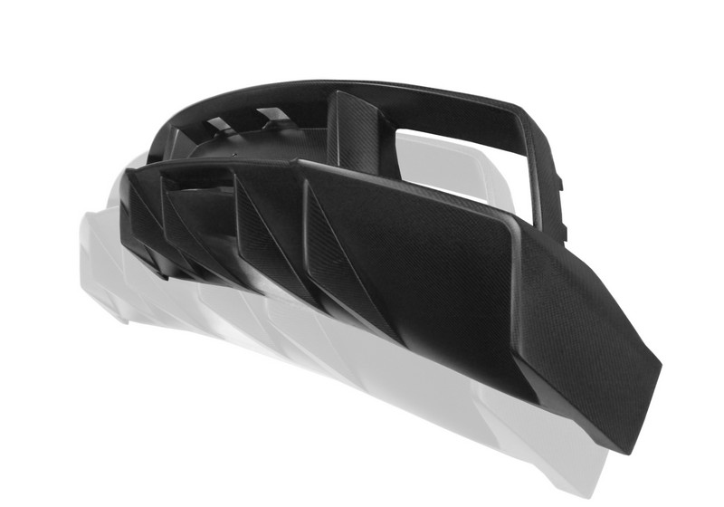 DMC Lamborghini Gallardo “Toro” Rear Diffuser Carbon Fiber, fits the LP560 Rear Bumper in LP570 Style - Image 4