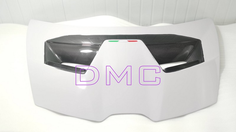 DMC Lamborghini Huracan STO Face Lift Body Kit: Forged Carbon Fiber Front & Rear Bumper, Wing Spoiler, Bonnet, Engine Cover: Super Trofeo Omologato – fits the OEM Coupe & Spider LP580 LP610, EVO, RWD and Performante - Image 7
