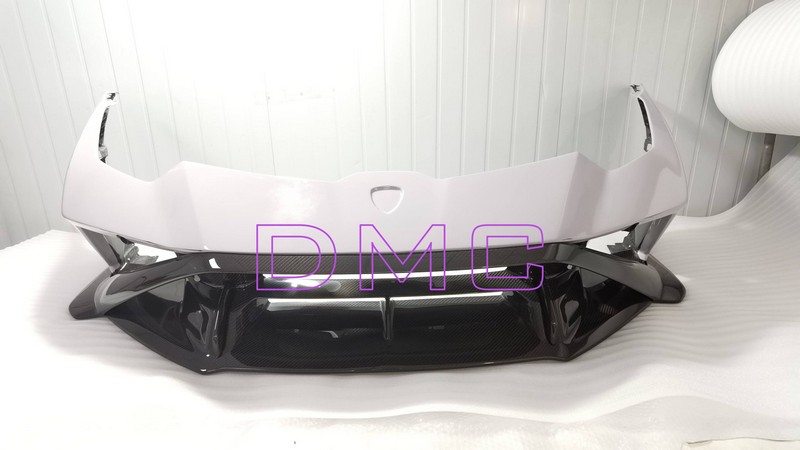 DMC Lamborghini Huracan STO Face Lift Body Kit: Forged Carbon Fiber Front & Rear Bumper, Wing Spoiler, Bonnet, Engine Cover: Super Trofeo Omologato – fits the OEM Coupe & Spider LP580 LP610, EVO, RWD and Performante - Image 3