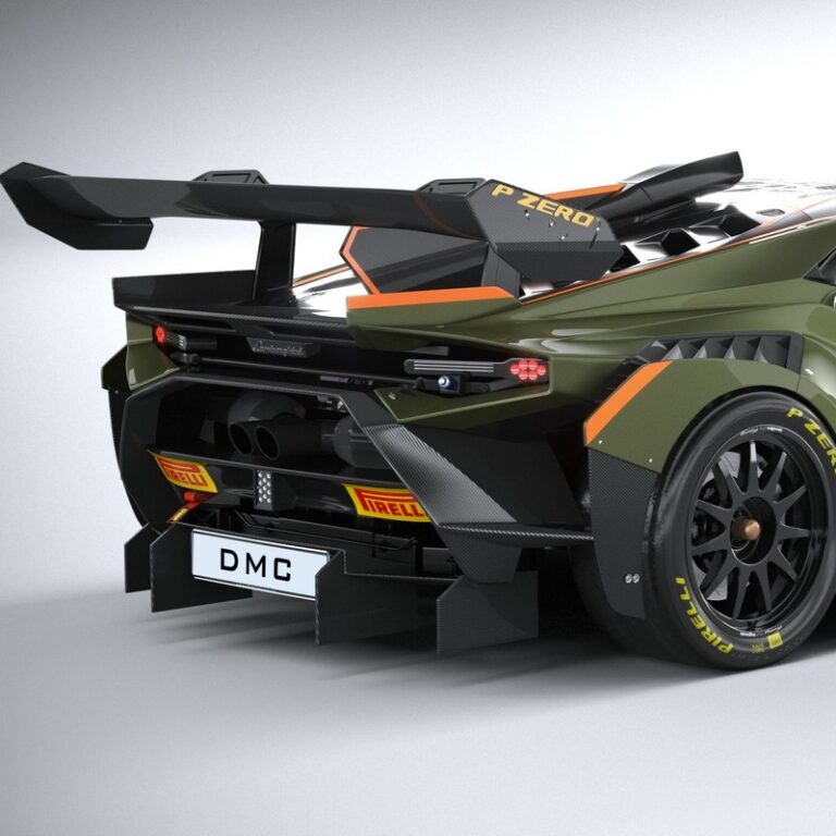 DMC Lamborghini Huracan Super Trofeo EVO2 Rear Wing: GT3 Rear Spoiler, Forged Carbon Fiber, Squadra Corse Style fits the OEM Coupe & Spider LP580 LP610, EVO, RWD and Performante