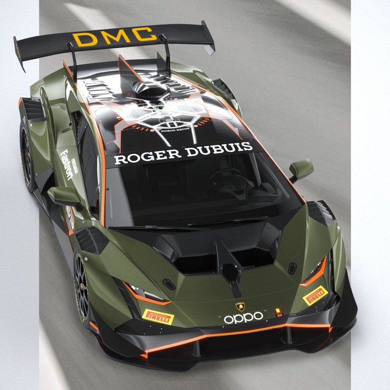 DMC Lamborghini Huracan Super Trofeo EVO2 Rear Wing: GT3 Rear Spoiler, Forged Carbon Fiber, Squadra Corse Style fits the OEM Coupe & Spider LP580 LP610, EVO, RWD and Performante - Image 3