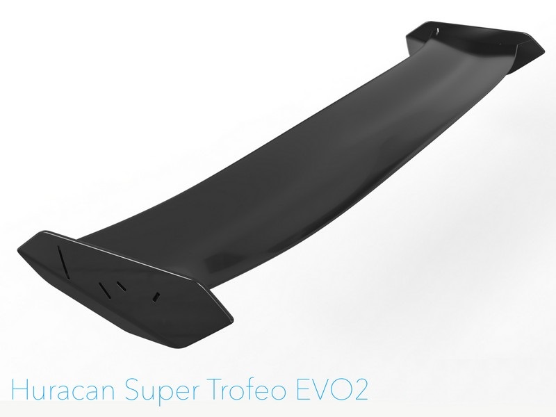 DMC Lamborghini Huracan Super Trofeo EVO2 Rear Wing: GT3 Rear Spoiler, Forged Carbon Fiber, Squadra Corse Style fits the OEM Coupe & Spider LP580 LP610, EVO, RWD and Performante - Image 7