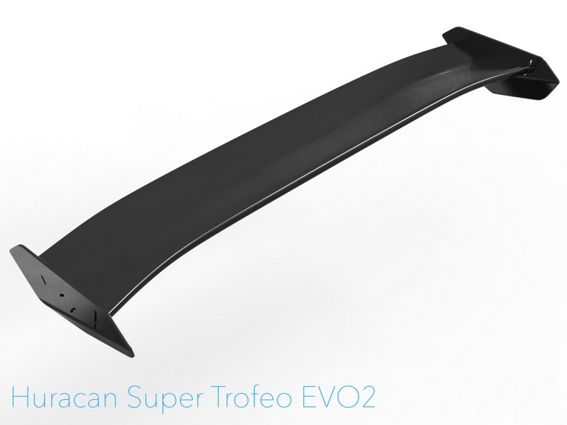 DMC Lamborghini Huracan Super Trofeo EVO2 Rear Wing: GT3 Rear Spoiler, Forged Carbon Fiber, Squadra Corse Style fits the OEM Coupe & Spider LP580 LP610, EVO, RWD and Performante - Image 6