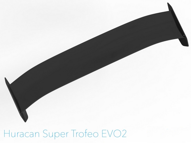 DMC Lamborghini Huracan Super Trofeo EVO2 Rear Wing: GT3 Rear Spoiler, Forged Carbon Fiber, Squadra Corse Style fits the OEM Coupe & Spider LP580 LP610, EVO, RWD and Performante - Image 5