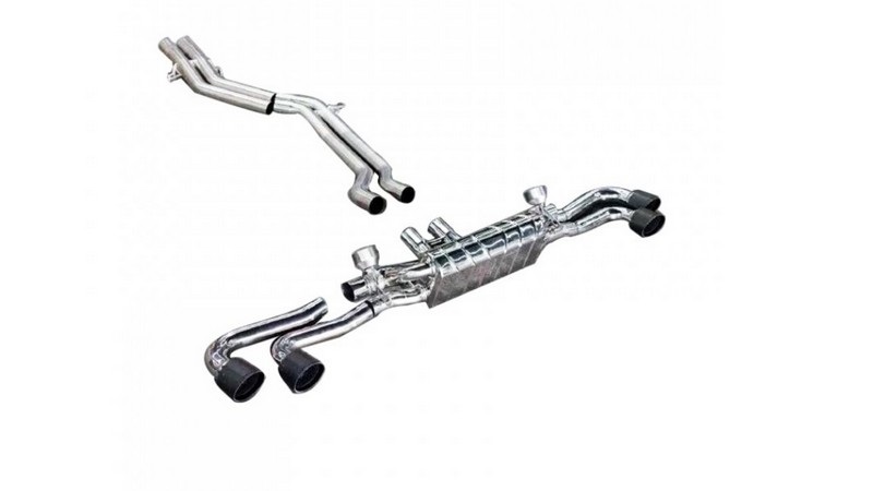 DMC ZESAD Stainless Steel Exhaust with Carbon End Tips for Lamborghini Urus - Image 2
