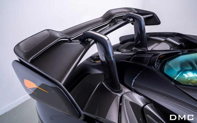 DMC McLaren 720s & 765LT Forged Carbon Fiber Senna Style Rear Wing Spoiler fits the OEM Coupe & Spider