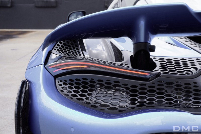 DMC McLaren 765LT OEM Rear Bumper Facelift with Wing, Grills, Diffuser made from Forged Carbon Fiber for the OEM 720s Coupe & Spider - Image 5