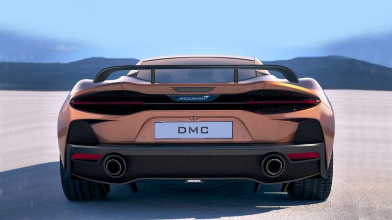 DMC McLaren GT Big Wing Rear Spoiler: Forged Carbon Fiber: fits the OEM Trunk of the McLaren GT Coupe