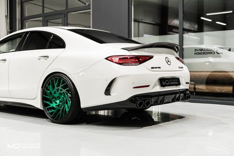 DMC Mercedes AMG CLS53 Carbon Fiber Duck Wing Rear Spoiler: Fits the OEM C257 W257 CLS 53 and 63 Trunk
