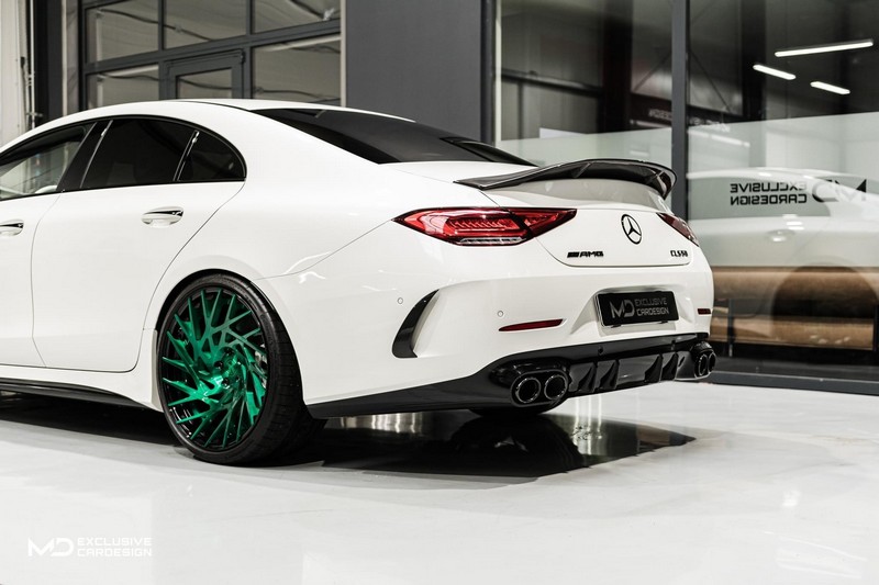 DMC Mercedes AMG CLS53 Carbon Fiber Duck Wing Rear Spoiler: Fits the OEM C257 W257 CLS 53 and 63 Trunk