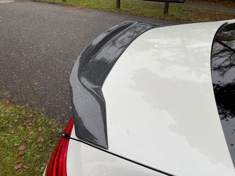 DMC Mercedes AMG CLS53 Carbon Fiber Duck Wing Rear Spoiler: Fits the OEM C257 W257 CLS 53 and 63 Trunk - Image 7