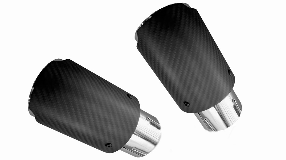 DMC ZESAD Stainless Steel Exhaust with Carbon End Tips for Lamborghini Urus - Image 3