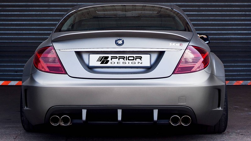 PRIOR-DESIGN Black Edition V2 Widebody Aerodynamic Kit for Mercedes CL C216 - Image 3