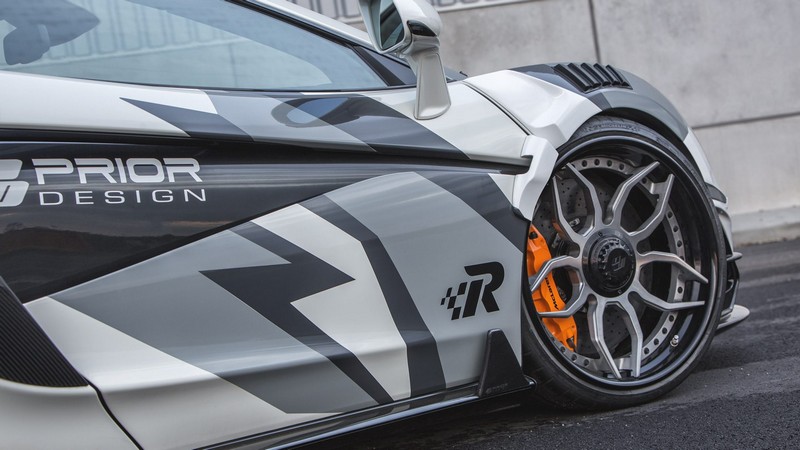 PRIOR-DESIGN PD1 Cupwings for Side Skirts for McLaren 570S