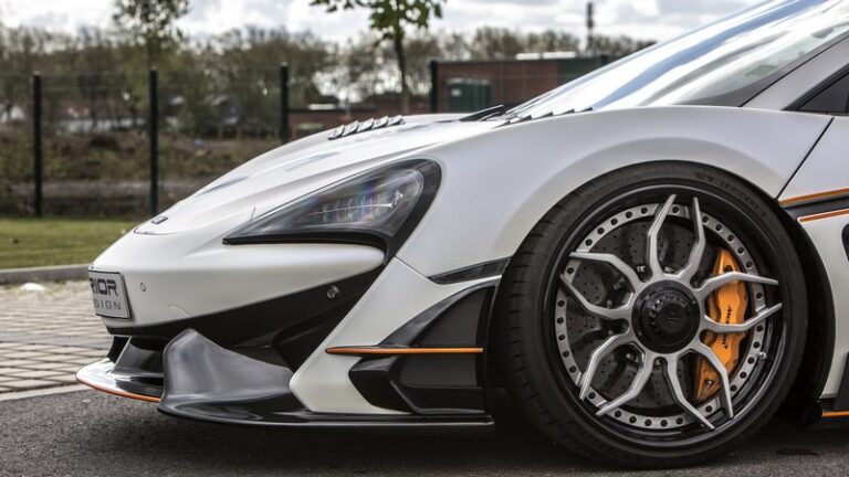 PRIOR-DESIGN PD1 Side Parts with Air-Intakes for Front Bumper for McLaren 570S
