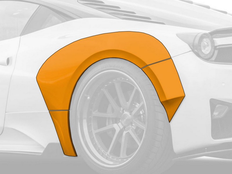 PRIOR-DESIGN PD458 Widebody Aerodynamic Kit for Ferrari Italia F458 - Image 9