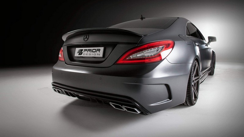 PRIOR-DESIGN PD550 Black Edition Rear Bumper for Mercedes CLS W218
