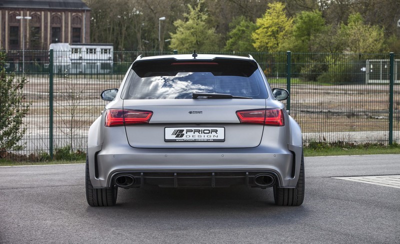 PRIOR-DESIGN PD600R Diffusor for PD600R Rear Bumper - Audi A6 Avant [C7] Facelift - Image 5